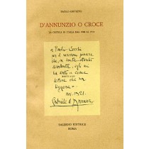 D'ANNUNZIO O CROCE