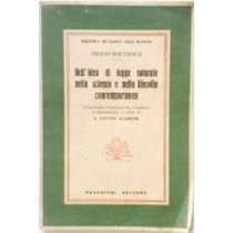 Dell'Idea Di Legge Naturale Nella Scienza E Nella Filosofia Contemporanea Emilio Boutroux Vallecchi 