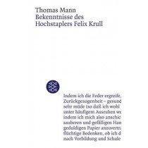 Bekenntnisse Des Hochstaplers Felix Krull Thomas Mann Fischer Taschenbuch Verlag 