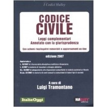 Codice Civile Leggi Complementari : Annotato Con La Giurisprudenza : Con Schemi Riepilogativi Removibili E Aggiornamenti On-Line : Aggiornato A: L. 15  Italia Matelica Halley, 2007