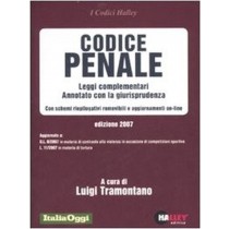 Codice Penale Leggi Complementari : Annotato Con La Giurisprudenza : Con Schemi Riepilogativi Removibili E Aggiornamenti On-Line : Aggiornato A: D.L. 8  Italia Matelica Halley, 2007