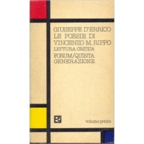 Le Poesie Di Vincenzo M. Rippo Vol 1 Giuseppe D'Errico Effe 