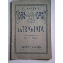 G. Verdi 'La Traviata' Opera In Tre Atti G. Verdi Ricordi 