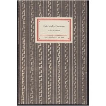 Griechische Gemmen. Aufgenommen V. Eva Maria Czako. Zusammengestellt U. Beschrieben V. Dieter Ohly. Unbekannt Im Insel