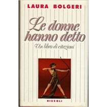 Le Donne Hanno Detto Bolgeri, Laura Rizzoli