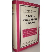 Storia Dell'Errore Umano  Jastrow Joseph Mondadori