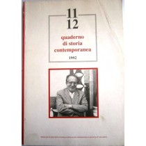 Quaderno di storia contemporanea. 11-12