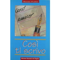 Così ti scrivo,Regina Florio,Edizioni Giornale del popolo