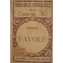 Favole,Esopo,Sonzogno