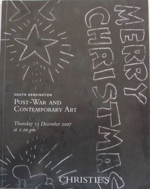  Post-War and Contemporary Art. Thursday 13 december 2007