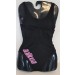 COSTUME AKKUA "MITI" INTERO AQUAFITNESS PALESTRA NERO/FUCSIA XL