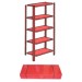 SCAFFALI COSMET ROSSI 5P KIT